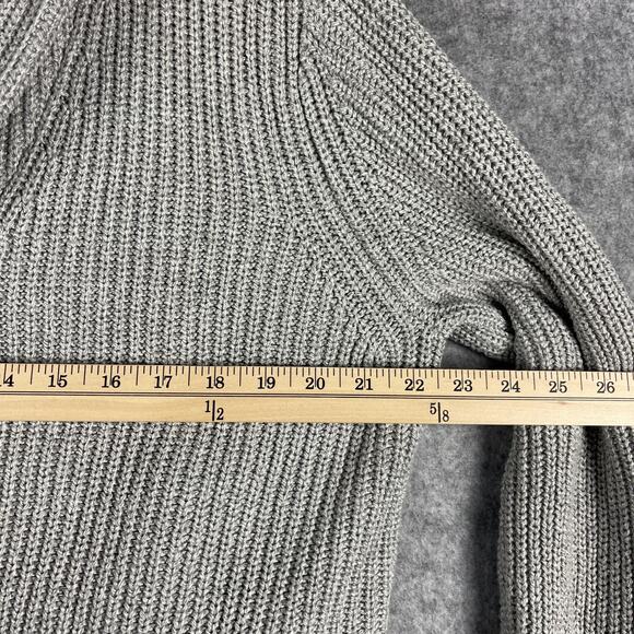 Bonobos Shawl Collar Cardigan Sweater Mens Large Gray Slim Fit Ribbed Grandpa - Picture 8 of 15